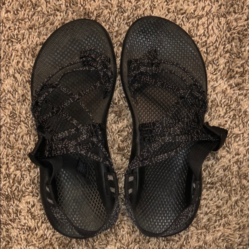 Chacos with toe strap